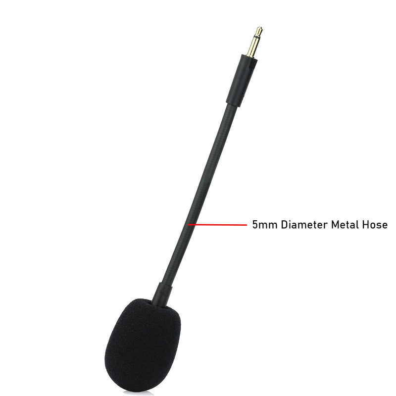 Mic Replacement for Razer Kaira Pro Gaming Headphone, Upgrade 3.5mm Detachable Microphone Boom Piece Accessory on PC, Mac, Xbox One, PS5, PS4 - LEFXMOPHY
