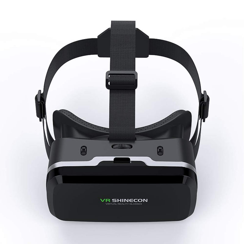VR Headset with Remote Controller,3D Glasses Virtual Reality Headset for VR Games & 3D Movies, VR Headset for iPhone & Android Phone,VR Glasses Suitable for Kids and Adults VR headphone with handle