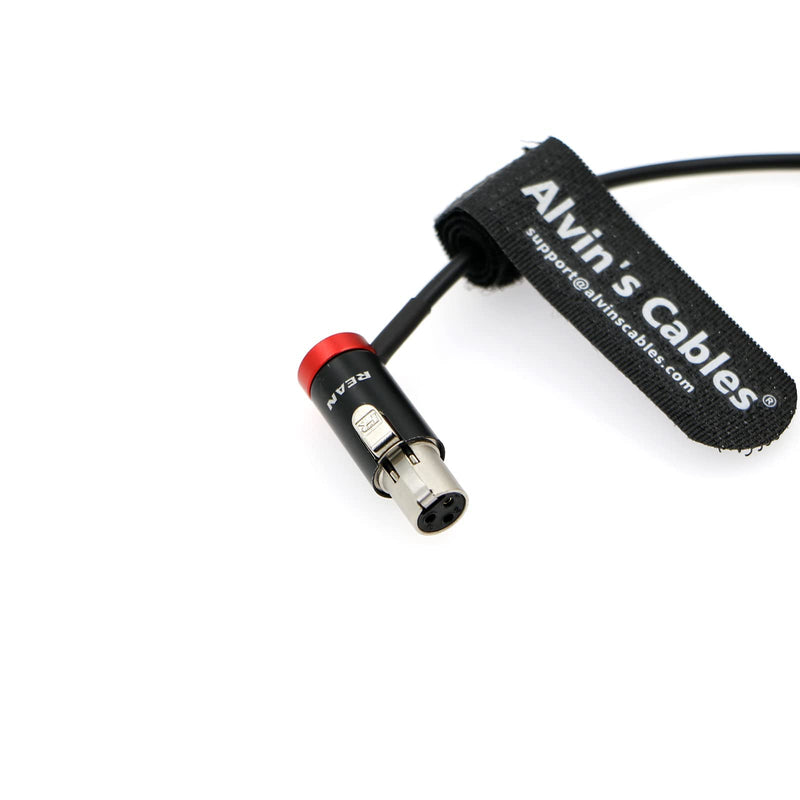 Alvin's Cables Low Profile TA3F to XLR 3 Pin Male Audio Cable for Lectrosonics SRC Receivers to Sound Devices 60cm|24inches Red