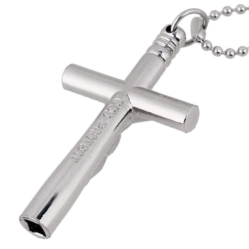 MEELYHOMEZQA for Cross 6mm Drum for Key with Chain Necklace Drum Tuning for Key Metal Tuning Wrench Percussion Instruments Part, As Show