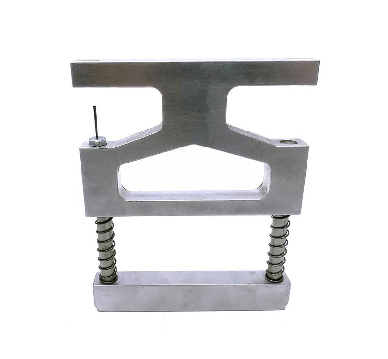 [AUSTRALIA] - Spring-Loaded Piano Center Pins Removal/Extracting Tool Piano Tuning Tool Silver - 5.3"x 4.2" 