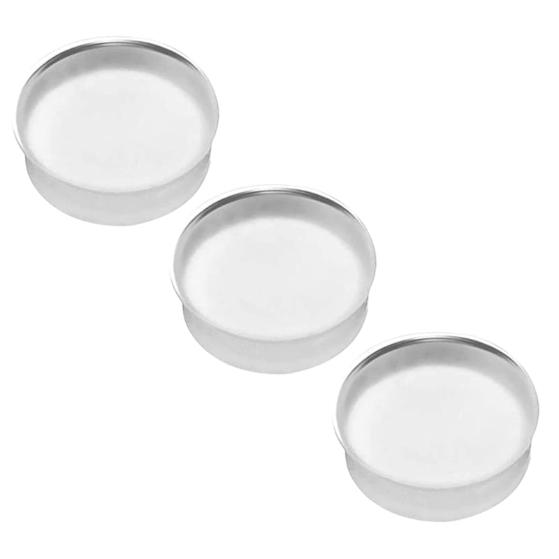 Translucent 7.5x2.5mm Flute Plugs Open Silicone Silicone Hole Plug Flute Repair Accessories Pack of 24