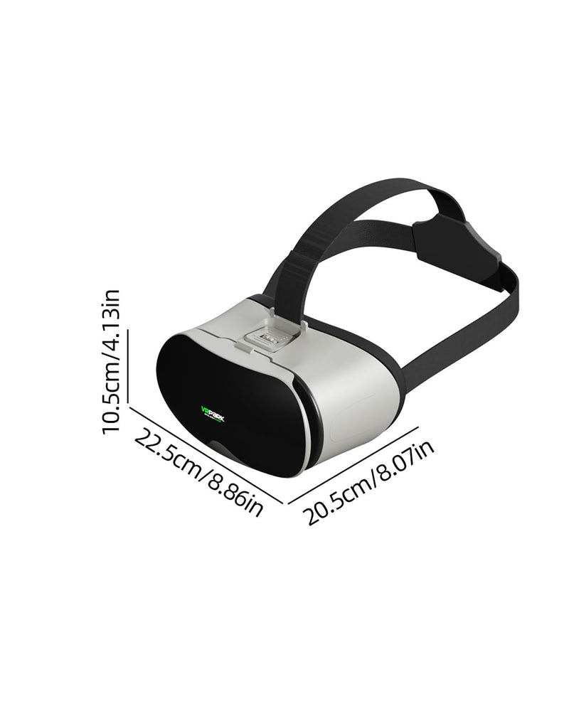 VR Headset for Smartphone, 90° VR Glasses with Adjustable Pupil Distance, Compatible with 4-6.7 Inch Phones for 3D IMAX Movies, Gaming & Virtual Travel