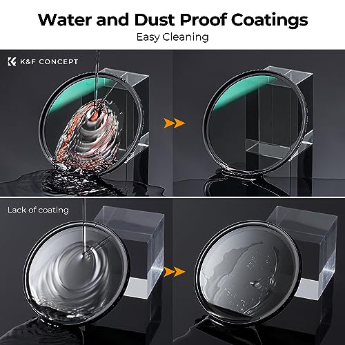 K&F CONCEPT 67mm ND8 ND64 ND1000 ND Lens Filters Kit