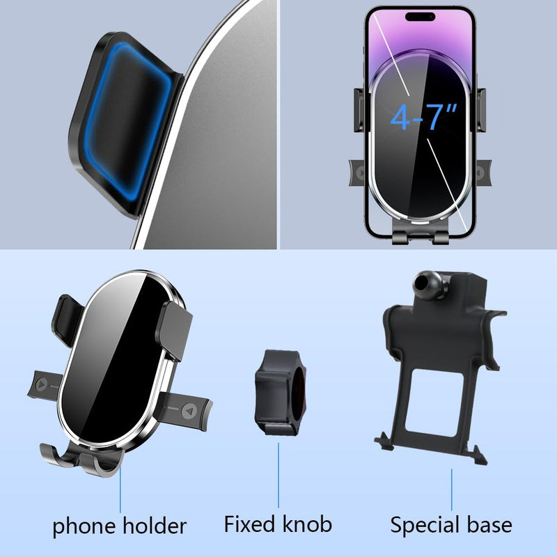 Car Phone Holder for Audi A6 A7 S6 RS6 S7 RS7 2019 2020 2021 2022 2023 2024 2025 Allroad Auto Accessories Navigation Bracket Interior Decoration Dashboard Cell Mobile Phone Mount case Accessory for 2019-2025 Audi A6 A7 S6 S7 RS6 RS7