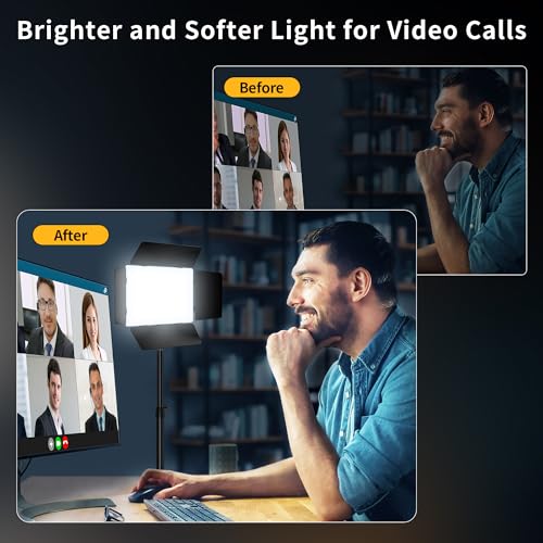 Pixel LED Video Light Panel Photography Camera Lighting 20W Bi-Color Dimmable 2500-6500K Led Studio Streaming Lights Photo Video Shooting (Battery Not Included) P30