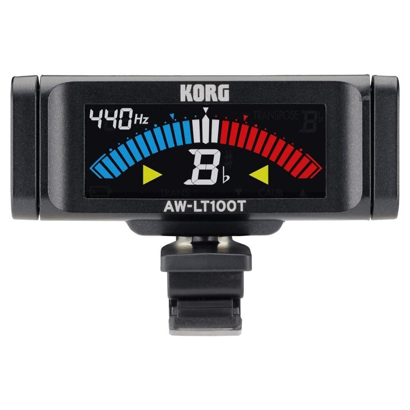 Korg AWLT100T Clip-on Tuner for Trumpet and Trombone w/ 100-Hour Battery Life and Color LCD Display Trumpet/Trombone