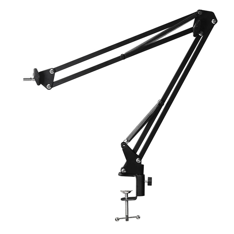 [AUSTRALIA] - Microscope Articulated Arm Stand, 360° Rotation HDMI USB Camera Lens Holder with 50mm Lens Fixing Ring and Clamp Universal Telescopic Folding Electronic Soldering Repairing Stand 