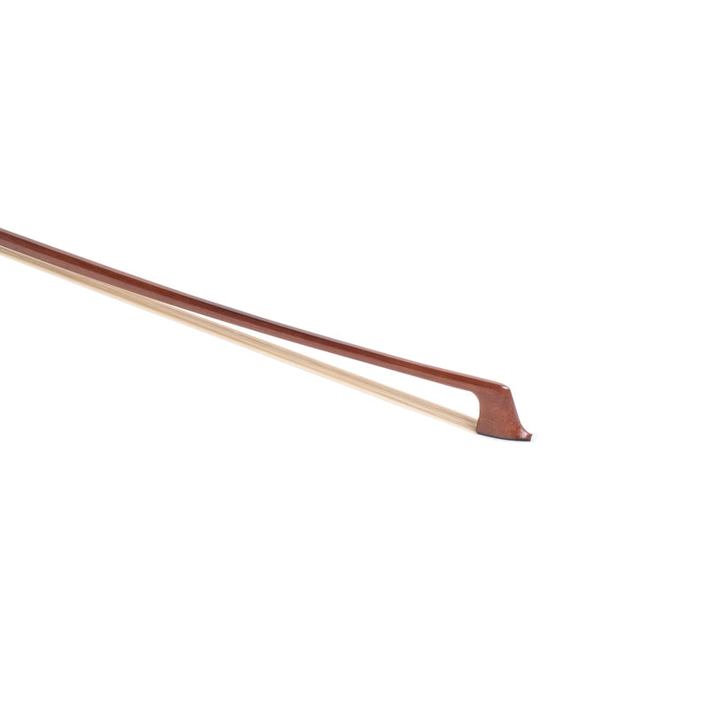 MI&VI AB-530 Classic Brazilwood Viola Bow for 14"-17" Violas (Full Size) with Bow Case Included | Well Balanced | Ebony Frog | Silver Mount | Mongolian Horse Hair - MIVI Music