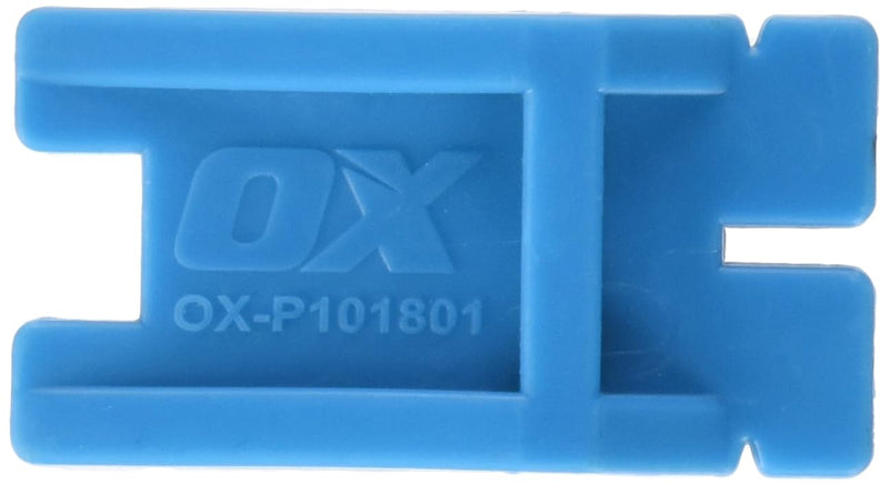 OX Bricklaying Tool - Rubber Corner Block - Line Blocks to Help Straight Brick Laying - Blue - 1 piece Line Block