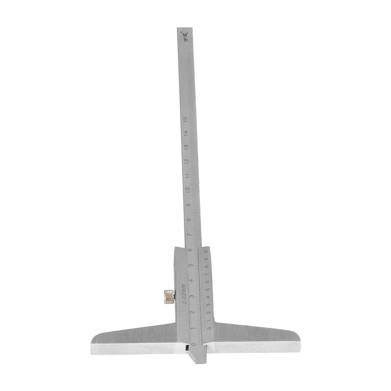 Depth Caliper 0.02 mm High Precision Micrometer Measuring Tool Stainless Steel Chrome Vernier Caliper (0-150 mm) 0-150mm