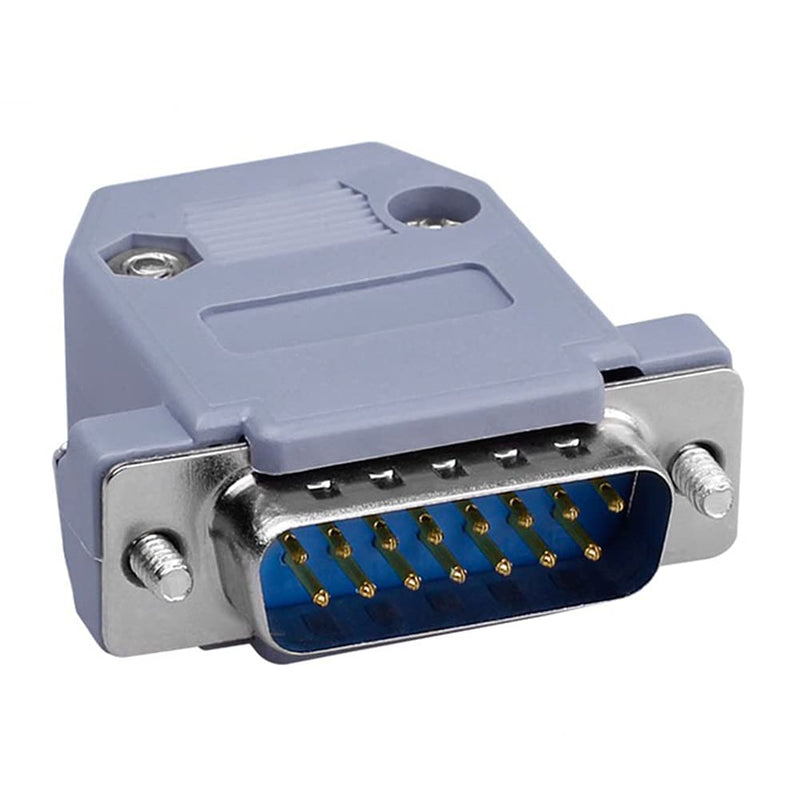 ANMBEST DB15 Solder Connector, 15PIN RS232 Terminal Adapter Breakout Board with Case Assortment Kit(10PCS Male + 10PCS Female)
