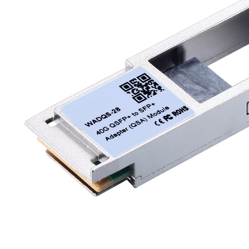 ipolex 40G QSFP+ to 10G SFP+ QSA Adapter Converter Module for Mellanox MAM1Q00A-QSA, Dell 407-BBRO, Juniper, Arista, Extreme, Nokia 474938A, H3C and More, Support All SFP+ Modules and Cables Reach QSFP+ to SFP+(Wide Compatibility)