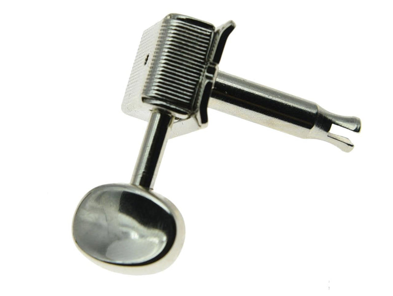 Dopro Nickel Split Shaft Vintage Guitar Tuning Keys Pegs Guitar Tuners Machine Heads for Strat Tele 6 Inline Right Handed