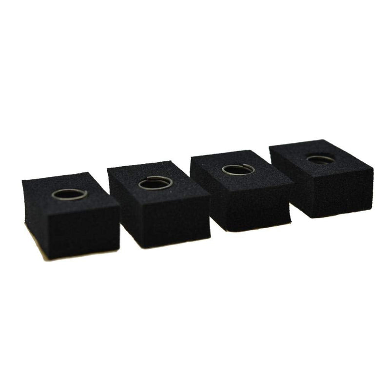 KAISH Pack of 4 Bass Pickup Height Foam Pickup Height Adjustment Pads with Springs for P Bass or Jaquar Pickups Pack of 4 for P Bass