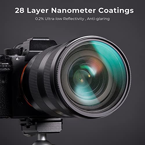 K&F CONCEPT 55mm Black Diffusion 1 Filter Mist Cinematic Effects Filter
