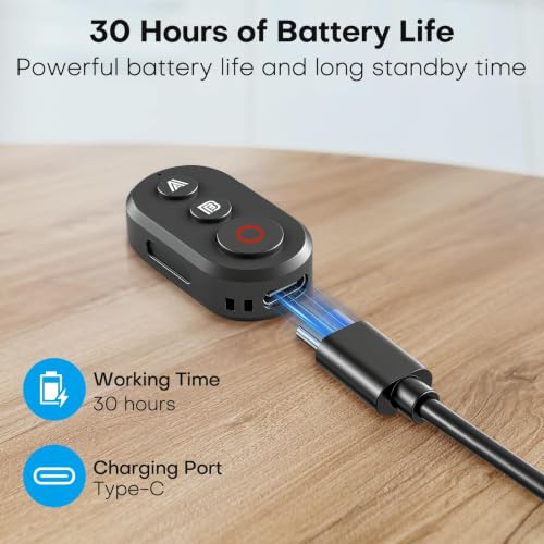 REYGEAK Bluetooth Remote Controller for DJI Osmo 360/Action 6/5 Pro/4