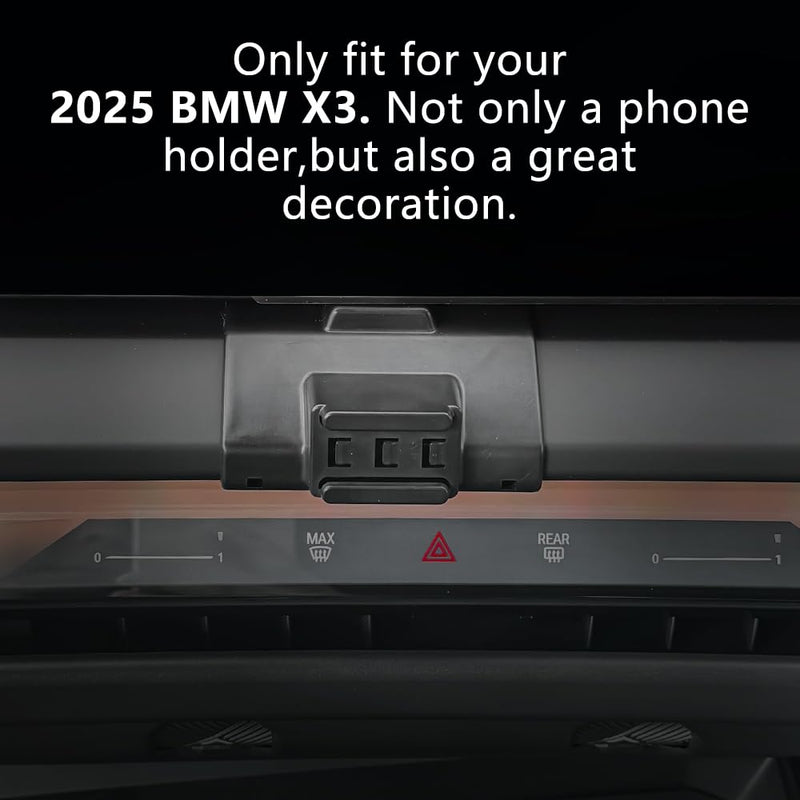 CLEC Magnetic Car Phone Holder for BMW X3 2025-2026 Car Phone Holder Mount for Magsafe[20 Strong Magnetic] 360°Adjustable,Phone Holder for BMW X3 Accessories for Magsafe Case,All Phone