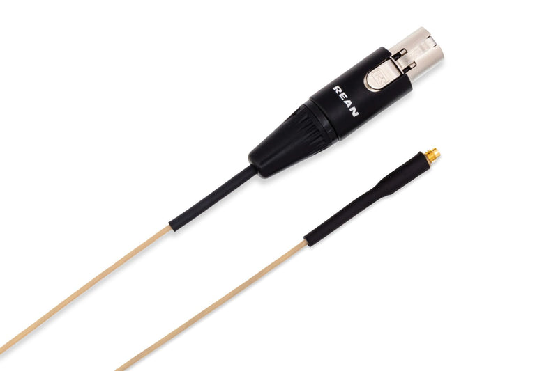 Hosa Mogan CABLE-BG-1SH 1.2 Millimeter Cable in Beige Compatible with Shure Transmitters