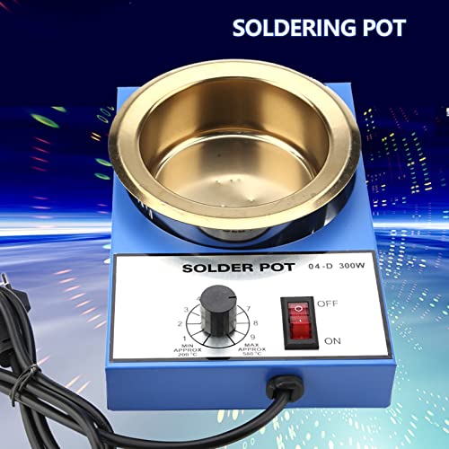 EU Plug 220 V Soldering Pot Tin Oven Soldering Pot Desoldering Bath 300w