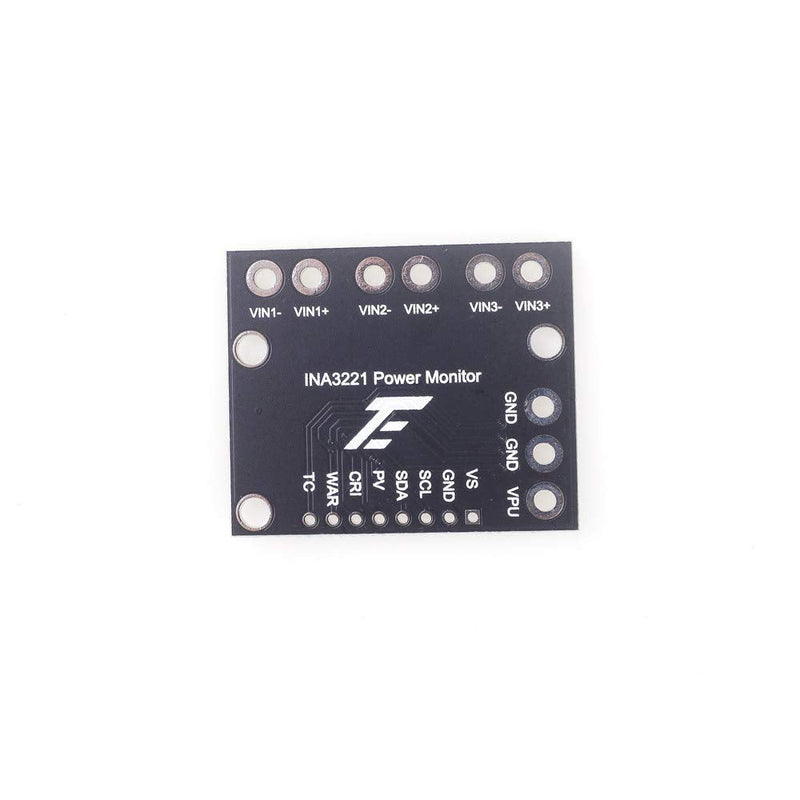 ANGEEK I2C SMBUS INA3221 Triple Channel Shunt Current Power Supply Voltage Monitor Sensor Board Module with Pins