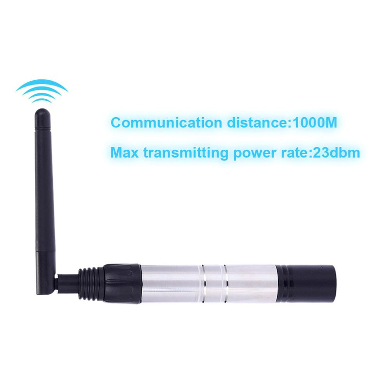 Lixada DMX512 DMX Dfi DJ 2.4G Wireless Transmitter & Receiver with Adapter Antenna Lighting Controller 23DBM High Power 1000M Ultra Long Distance for LED Stage PAR Effect Lamp