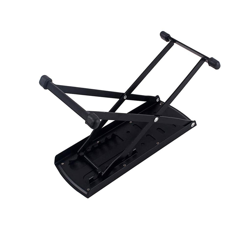 Guitar Foot Rest Stool 6 Position Height Adjustable Guitar Footstool with Non-Slip Rubber for Classical Guitar Player Black