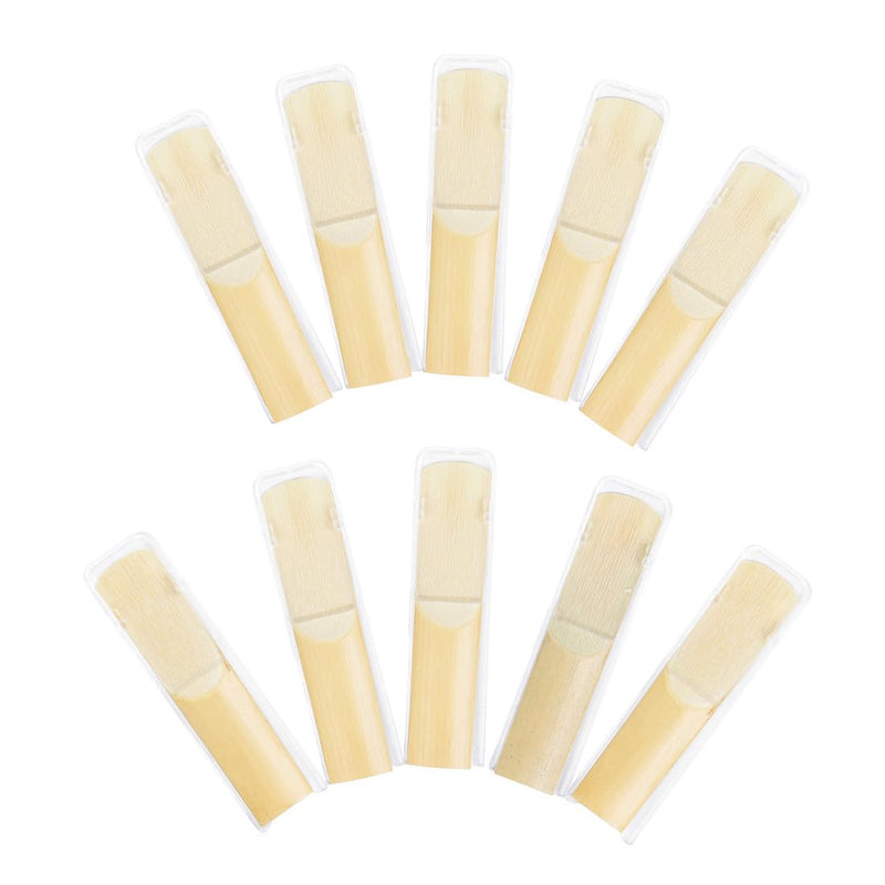 10PCS Tenor Saxophone Reeds for Tenor Sax Strength 2.5