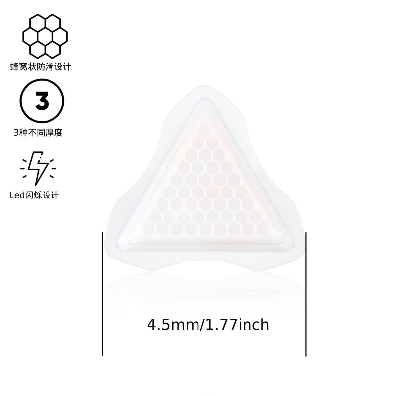 Auto Glowing LED Guitar Pick, Non-slip honeycomb touch, 3 Thickness Options for Electric Guitar,Bass Guitar Picks,White Light, XL size