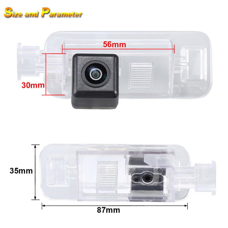 Car Backup Vehicle Camera Replacement for BMW E36 3er Series 316i 316g 318is 323i 325i 328i 320i M3 Z3 Touring Limousine Cabriolet Coupe 1992-1998 Waterproof Reverse Parking Night Vision