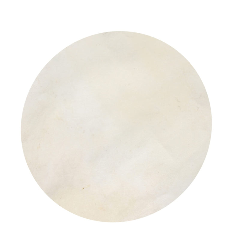 BQLZR 35cm Diameter Goat Skin Round Drums Head for Bongo Drum Parts Beige Pack of 2
