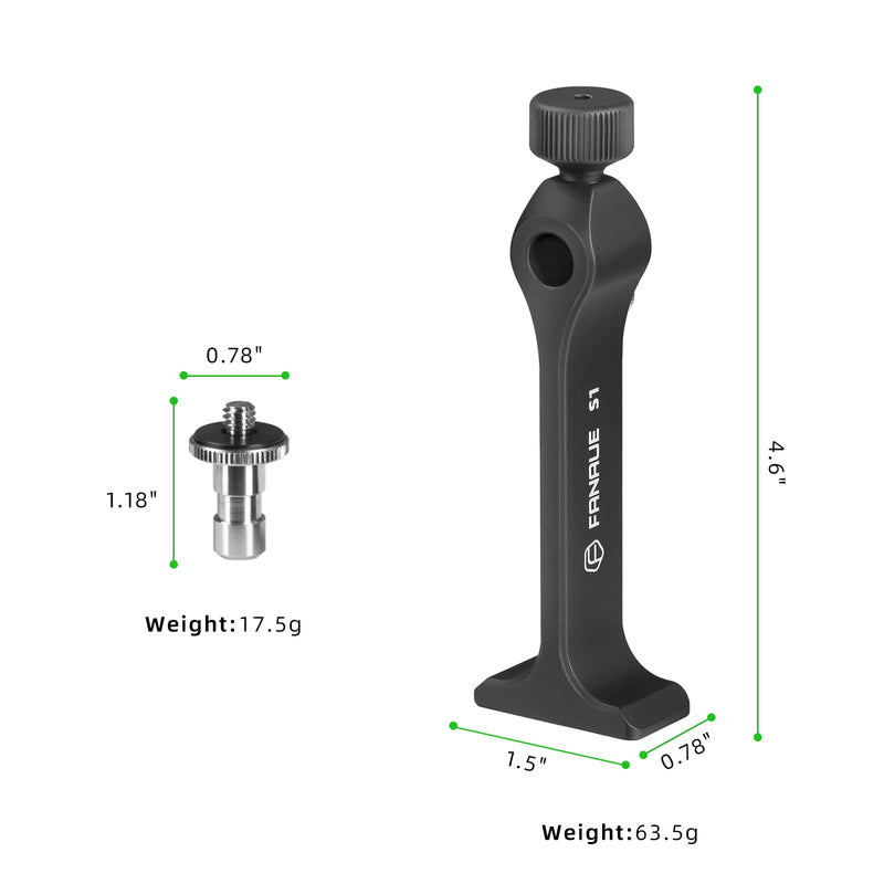 [AUSTRALIA] - Binocular Tripod Adapter, Binocular Mount 1/4 Inch Threading Mount Aluminium (s1) 