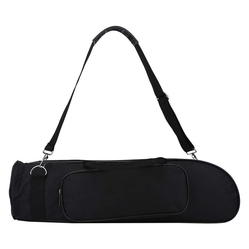 Alomejor Trumpet Bag Oxford Cloth Shockproof Trumpet Case with Shoulder Strap and Gripped Handle for Trumpeter Black