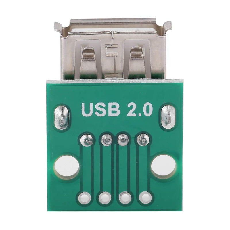 USB Female Breakout Board, 10Pcs Type A USB Female Socket Breakout Board 2.54mm Pitch Adapter Connector DIP Socket