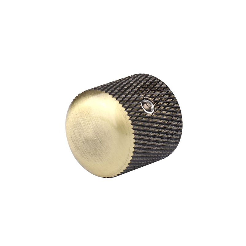 2Pcs Electric Bass Guitar Knobs Bronze Dome Metal Volume Tone Speed Control Knob for Fender Telecaster Gibson Les Paul Electric Bass Guitar Accessories (Bronze)