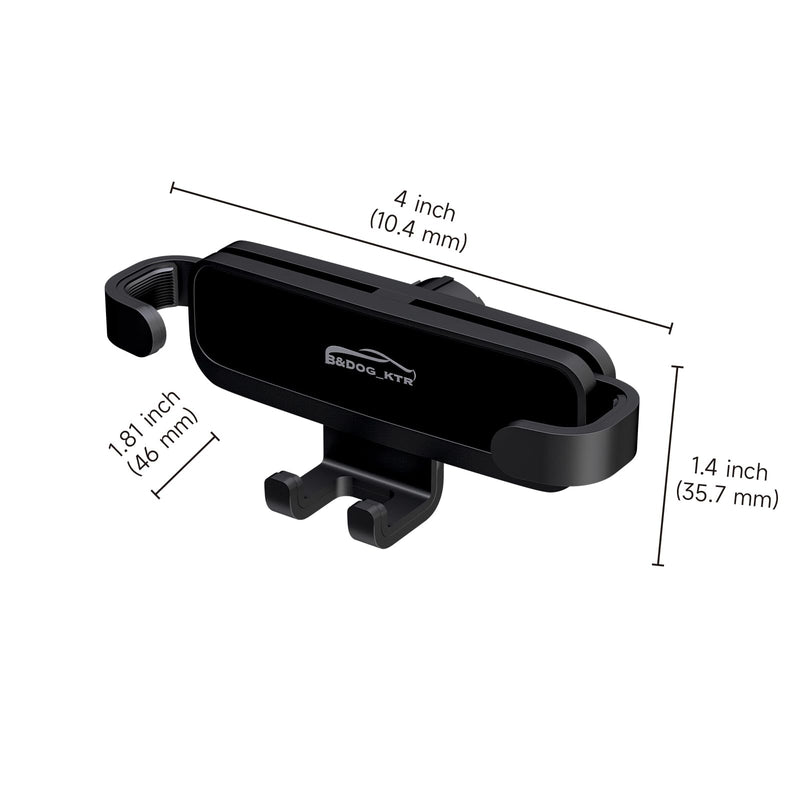 B&DOG XSIN Car Phone Holder for Honda CR-V 2007-2011,Upgraded Gravity-Activated Mount with Adjustable Base, Secure Center Console Installation for Smartphones.(Black-A) BLACK-A