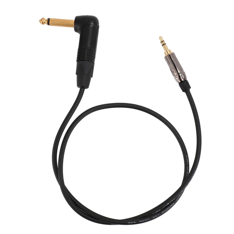 VBESTLIFE Guitar System Cable for G3 G4, 3.5mm to 6.35mm Jack Right Angle to Straight Electric Instrument Cable, 75cm, VBESTLIFEtu4afg0x17