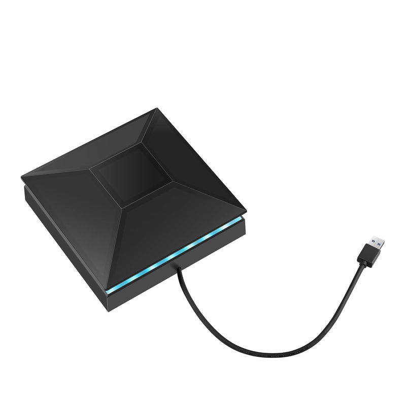 Cooling Fan for Xbox Series X Silent Absorb Fan Cooler with 2 USB Port and Xbox Series X Dust Cover Turbo Temperature Control Fan External Cooling System