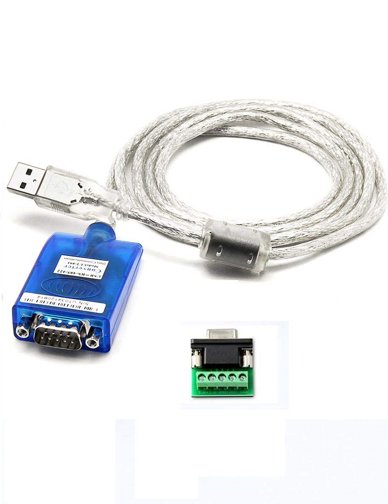 UTEK UT-890A 5ft 1-Port USB to RS-485/422 Serial Converter with ESD Protection