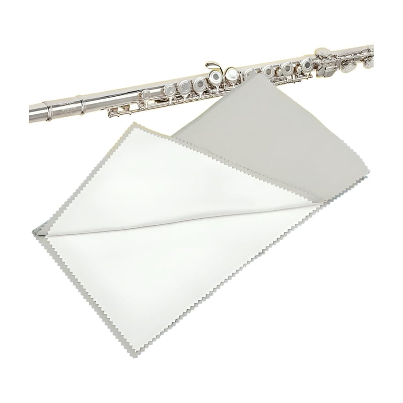 Double Layer Musical Instruments Cleaning Polishing Cloth for Saxophone, Flute, Trumpet, French Horn, Brass Instruments, 2pcs