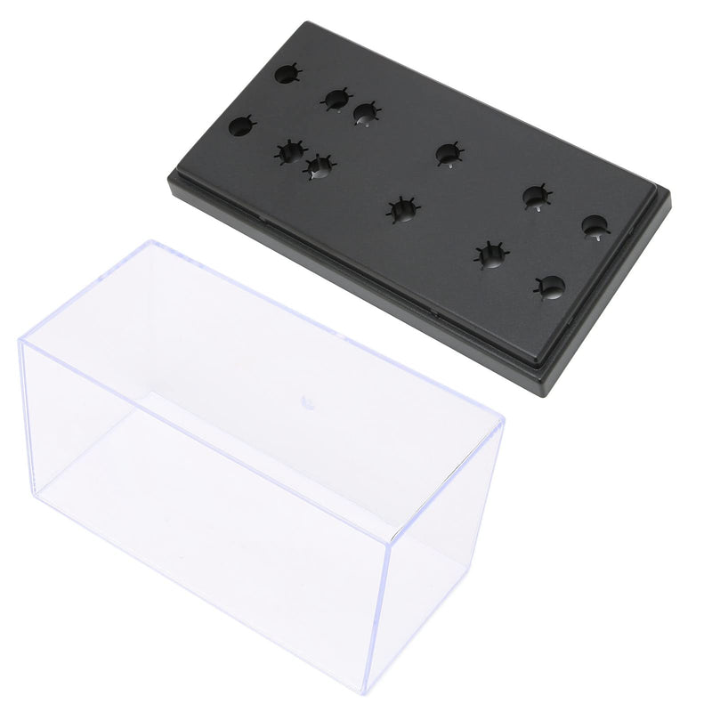 Phono Shell Case, Record Player Needles Box, Turntable Record Player Holder Acrylic Box for Displaying and Storing Phonograph and Needle Samples