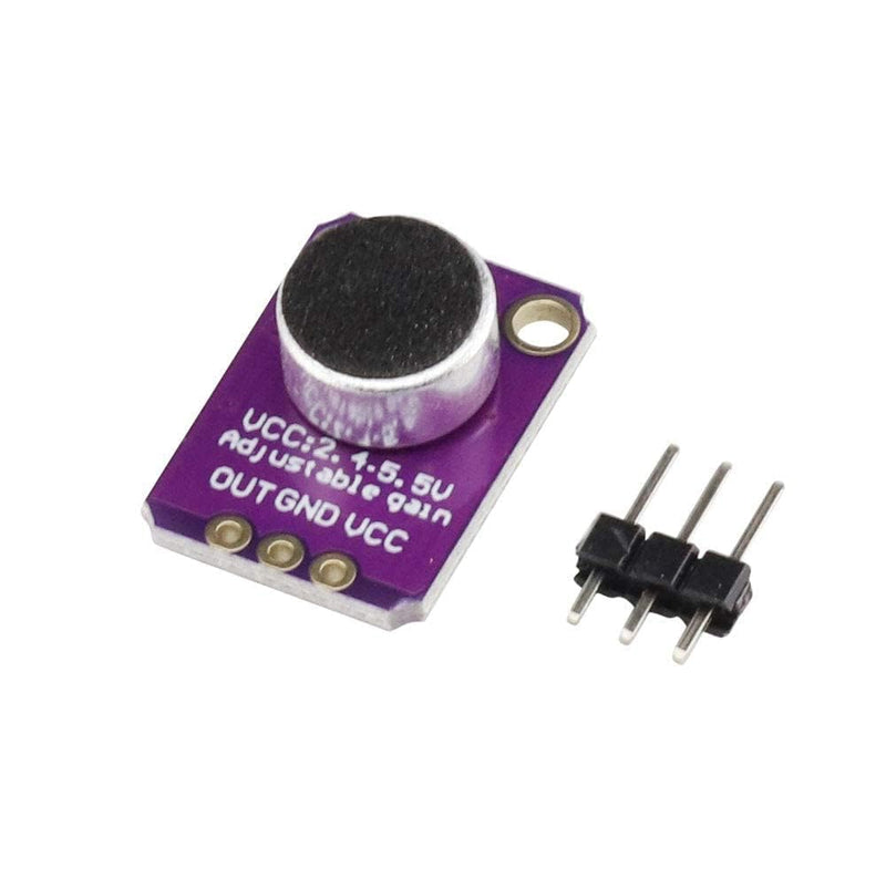3PCS Electret Microphone Amplifier Module MAX4466 Sound Sensor Module Adjustable Gain Blue Breakout Board for Arduino