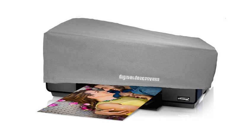 DigitalDeckCovers Printer Dust Cover for Epson SureColor P600 & Stylus Photo R3000 Printers [Antistatic, Water-Resistant, Dust-Proof Protector, Heavy Duty Fabric, Silver]