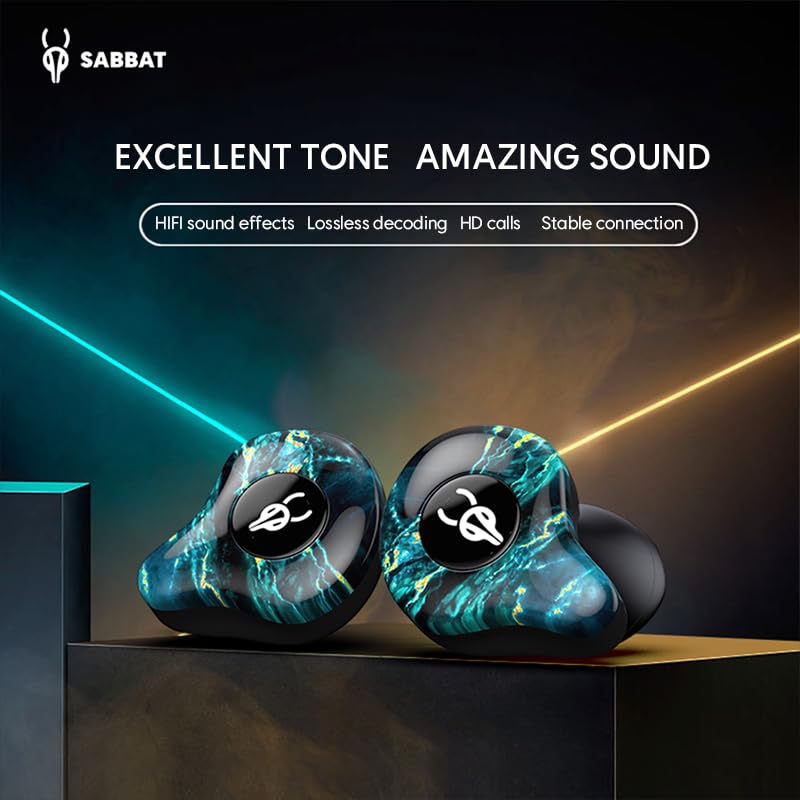 Sabbat X12 Ultra 2026 new Wireless Earbuds–CVC 8.1 Noise Reduction,Hi-Fi Stereo Sound,30H Long Battery Life,in-Ear Headphones for Sports&Work,Compatible with iPhone,Samsung,iOS,Android(Dream Stone) Dream Stone