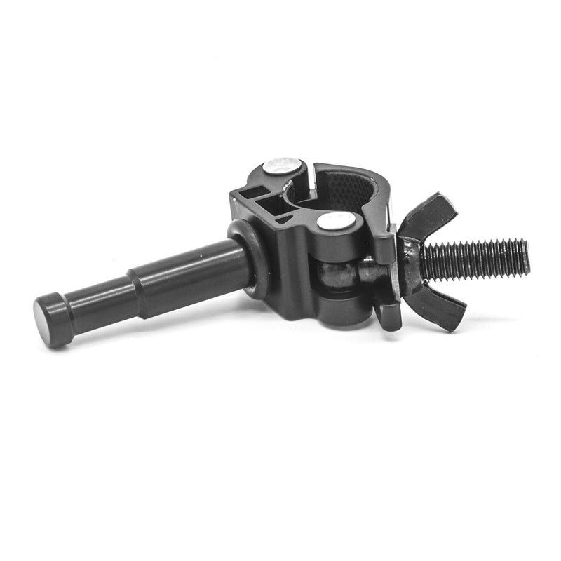 PHOCUS Half Coupler Clamp with 5/8" Pin, Photography Heavy Duty Truss Clamp for Round Tube to Support Studio Lighting, LED Ring Lights, Video Equipment (Clamp Range: 30-35mm) Clamp Range: 30-35mm