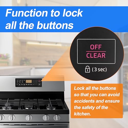 DG34-00027B Membrane Switch Touchpad Compatible with Samsung Range Oven