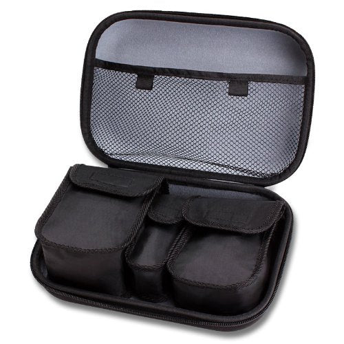 USA GEAR Square Terminal Case Compatible with Square Terminal Cash Register, Square Terminal Printer Paper, and Card Reader Accessories - Water Resistant Exterior and 3 Removable Pouches - Black
