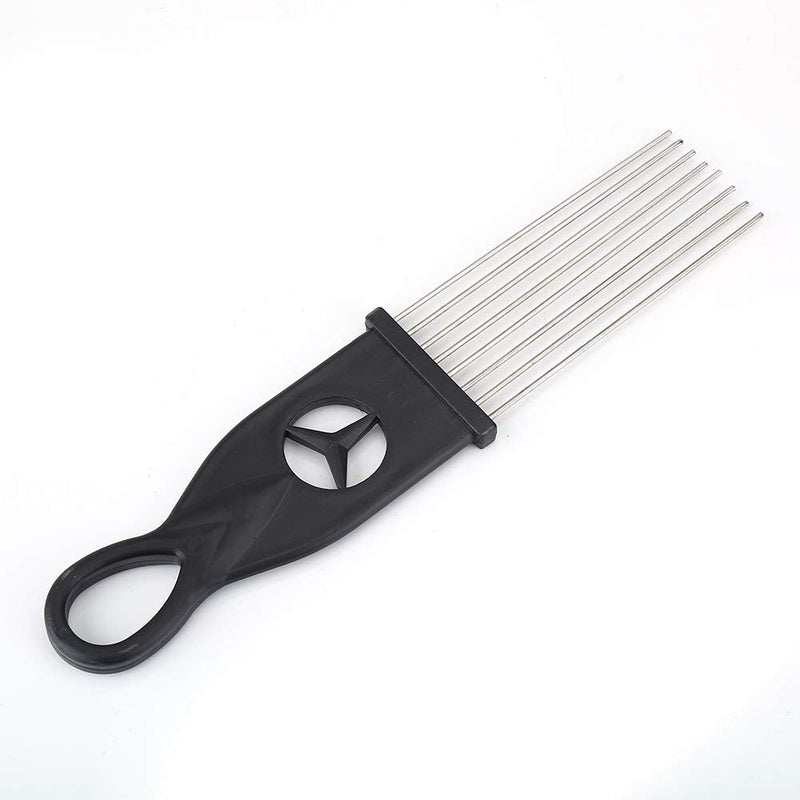 Professional Stainless Steel Guiro with Scraper Musical Training Tool for Bands, Concert, Stage Performance - Silver