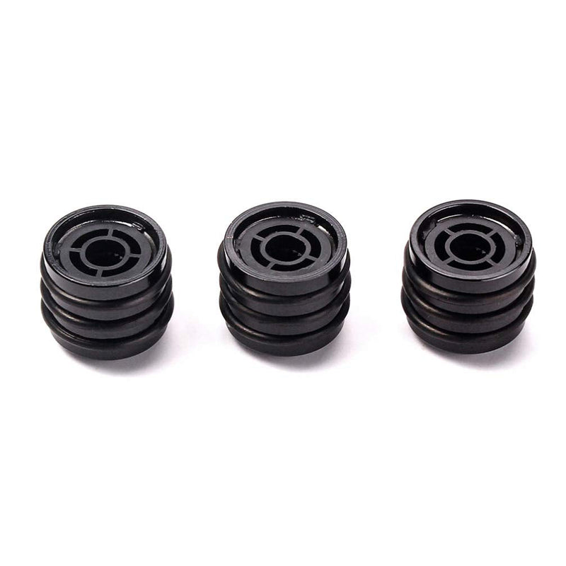 3pcs Potentiometer Control Knob Electrical Guitar Volume Tone O-ring Volume Control Knob Guitar Amplifiers Bass Control Knob Guitar Knobs Bass Knob for Bass Lip Gloss Dome Black