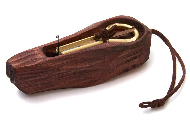 Jew's Harp by MUARO P.Potkin in Shaman Wooden Case (Mouth Musical Instrument)